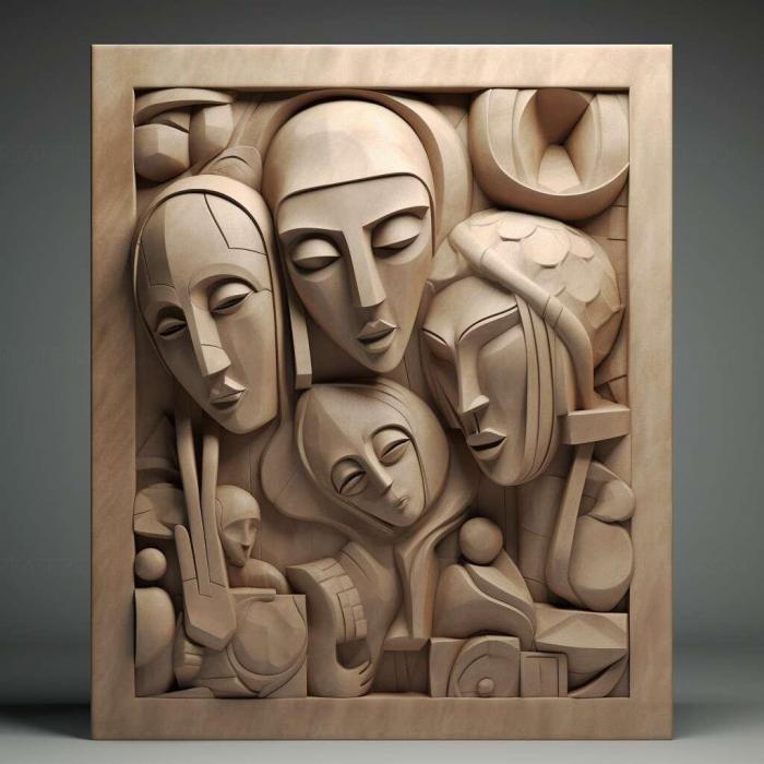 نموذج ثلاثي الأبعاد لآلة CNC 3D Art 